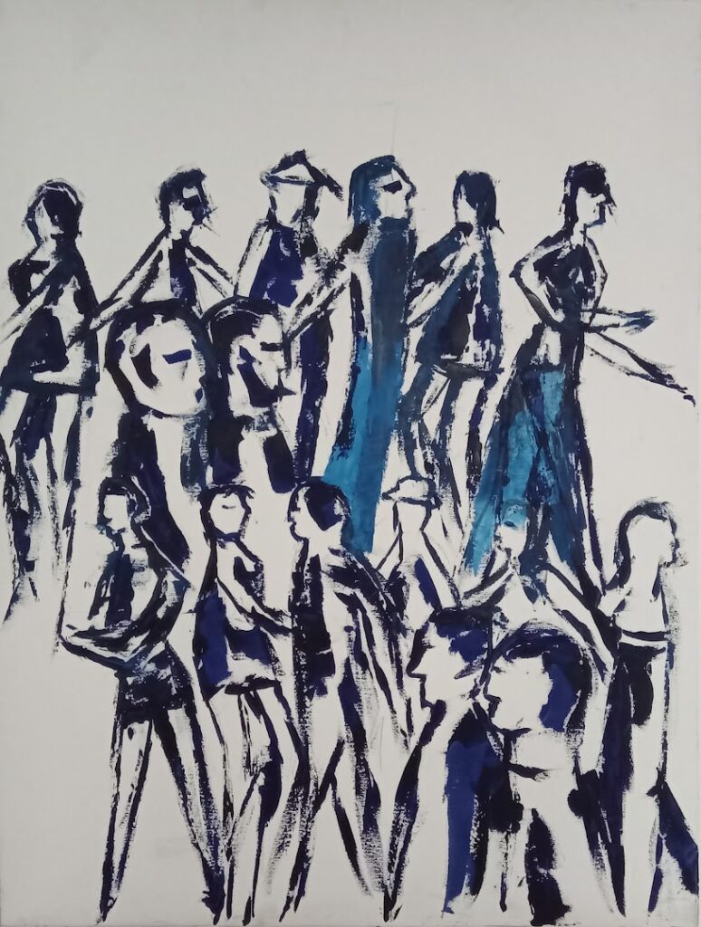 sem título , s/d. Óleo sobre tela 120 x 90 cm