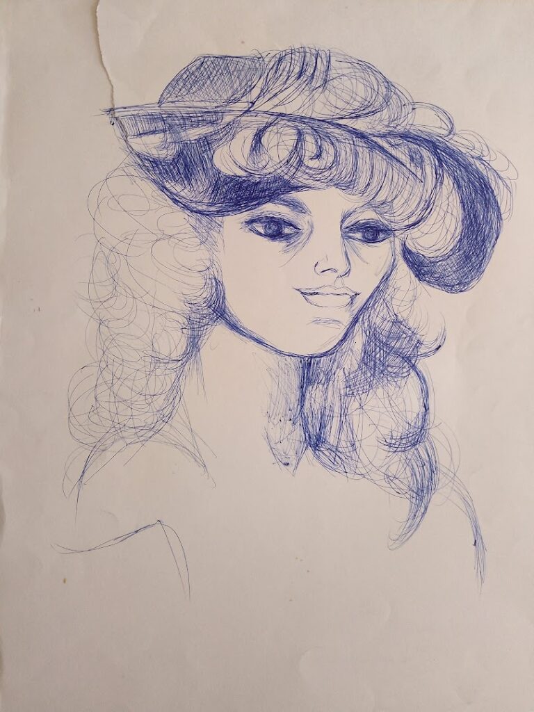 Da Série Estudos sem título, s/d. Esferográfica sobre papel