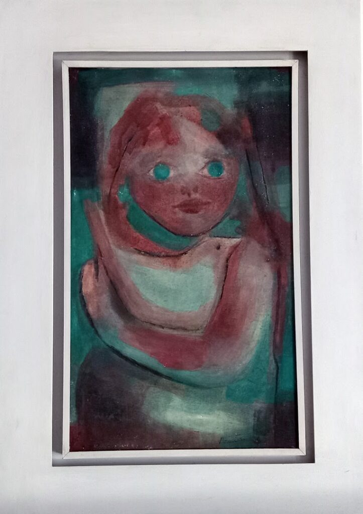 sem título, s/d. Série Meninas Óleo sobre tela 51 x 30 cm