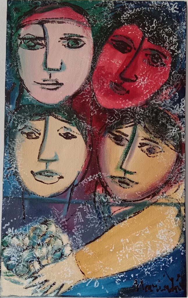 sem título, s/d. Óleo sobre tela 50 x 29 cm