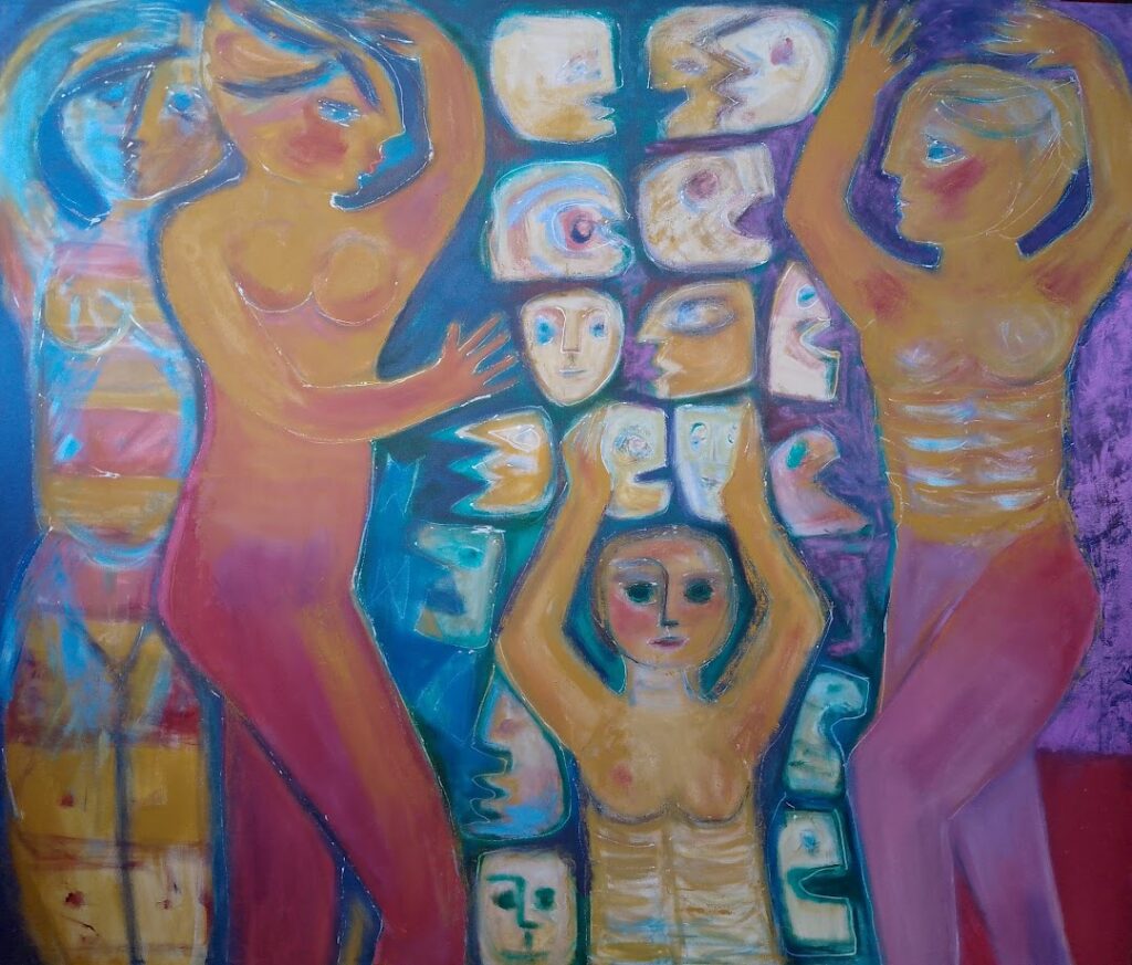 sem título , s/d. Óleo sobre tela 140 x 160 cm