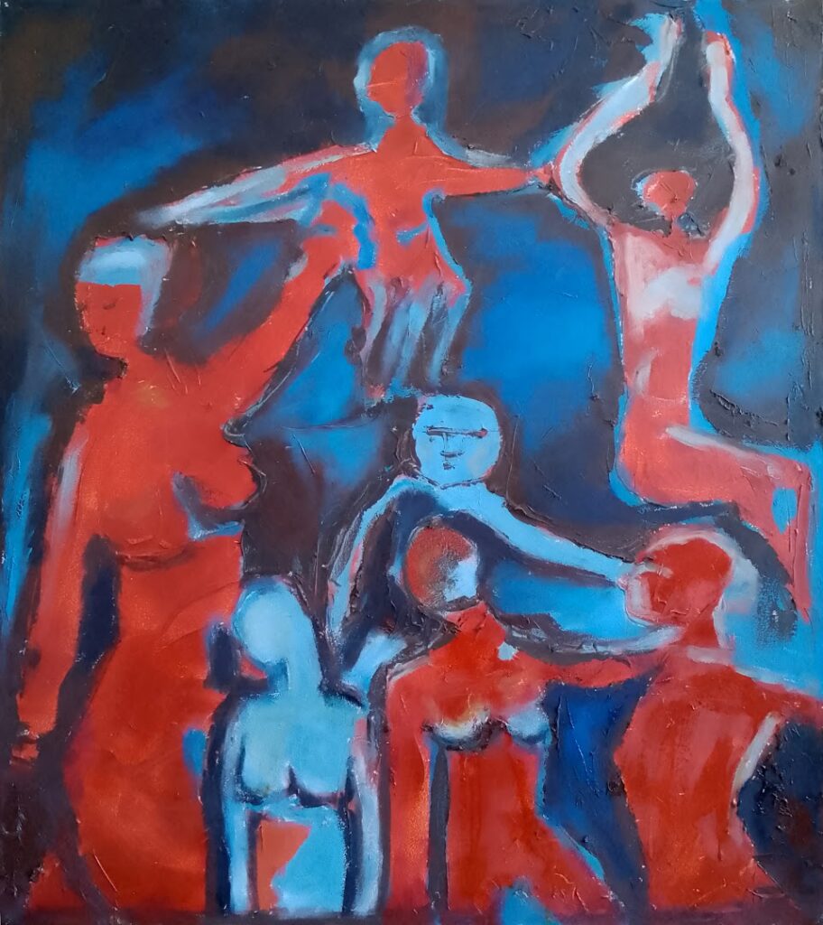 sem título , s/d. Óleo sobre tela 80 x 70 cm