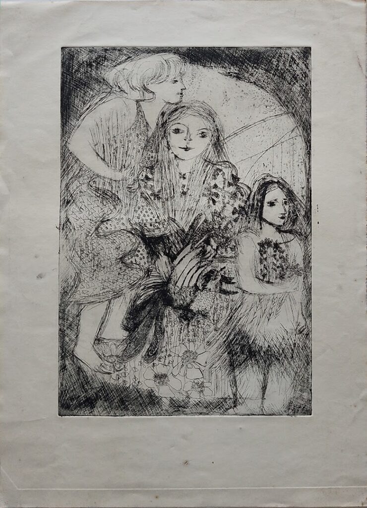 sem título, s/d. Série Gerações Gravura em metal 38 x 25 cm