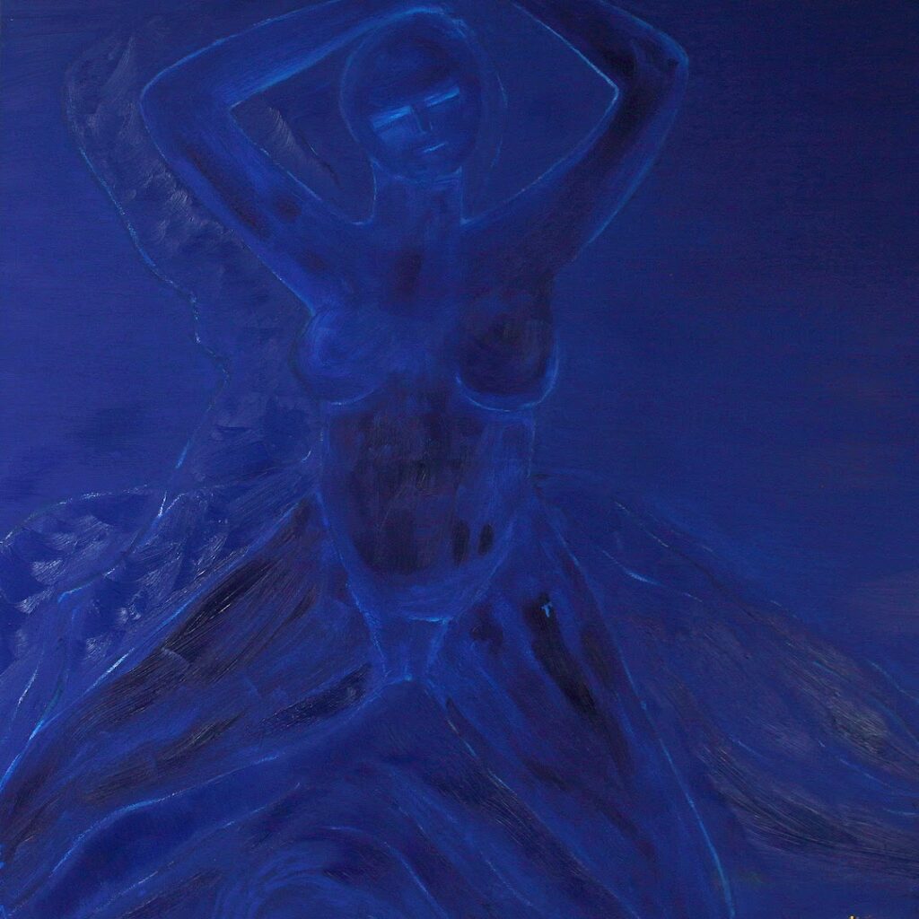 sem título, s/d. Série Nus Óleo sobre tela 140 x 140 cm