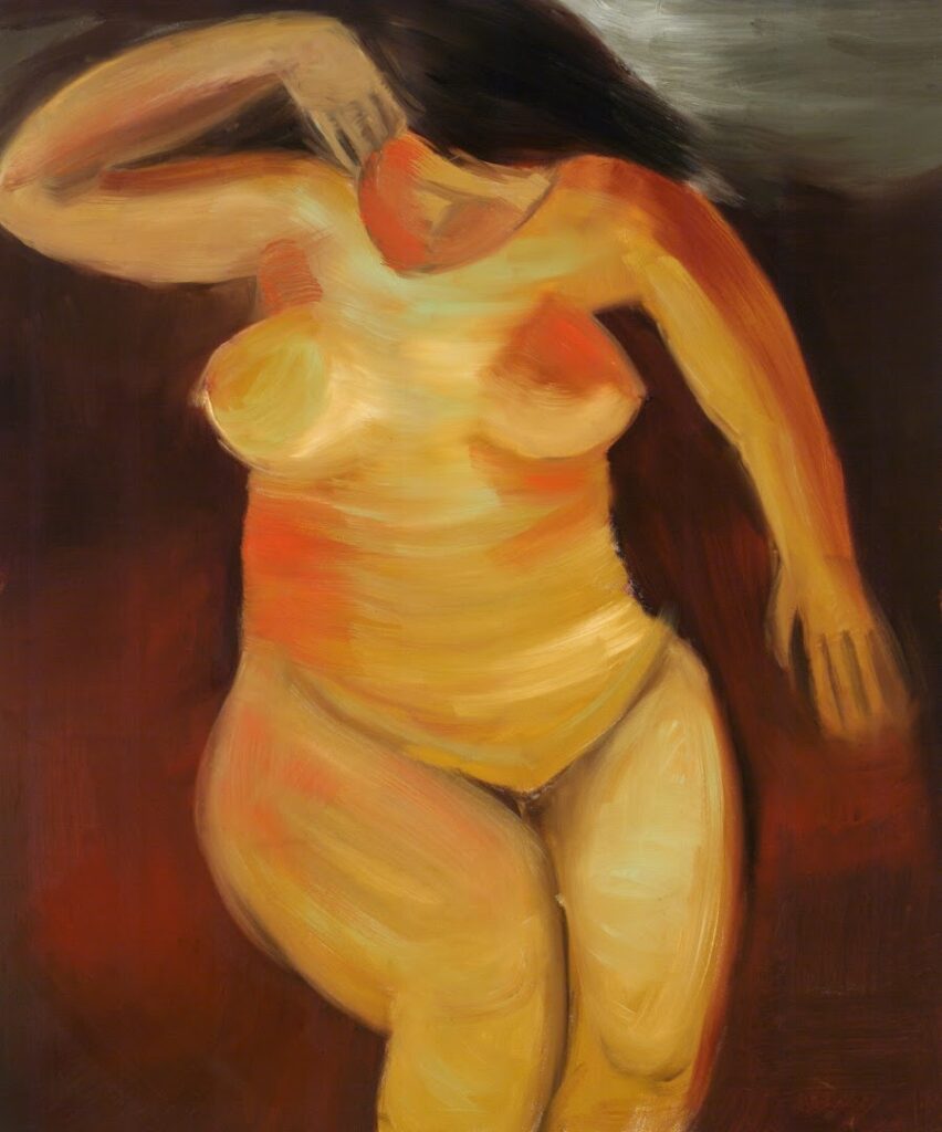 sem título, s/d. Série Nus Óleo sobre tela 120 x 100 cm