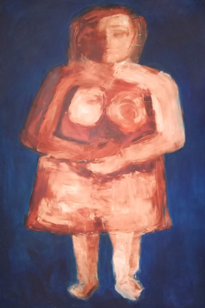 sem título, s/d. Série Figuras Óleo sobre tela 180 x .120 cm