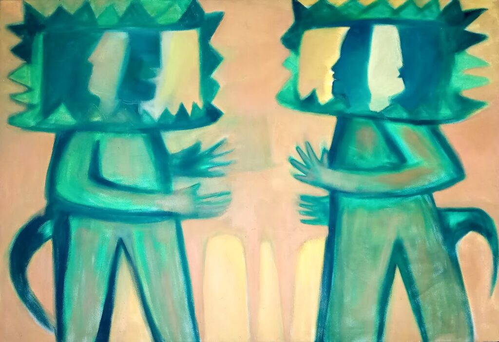 sem título, s/d. Série Figuras Óleo sobre tela 120 x 180 cm