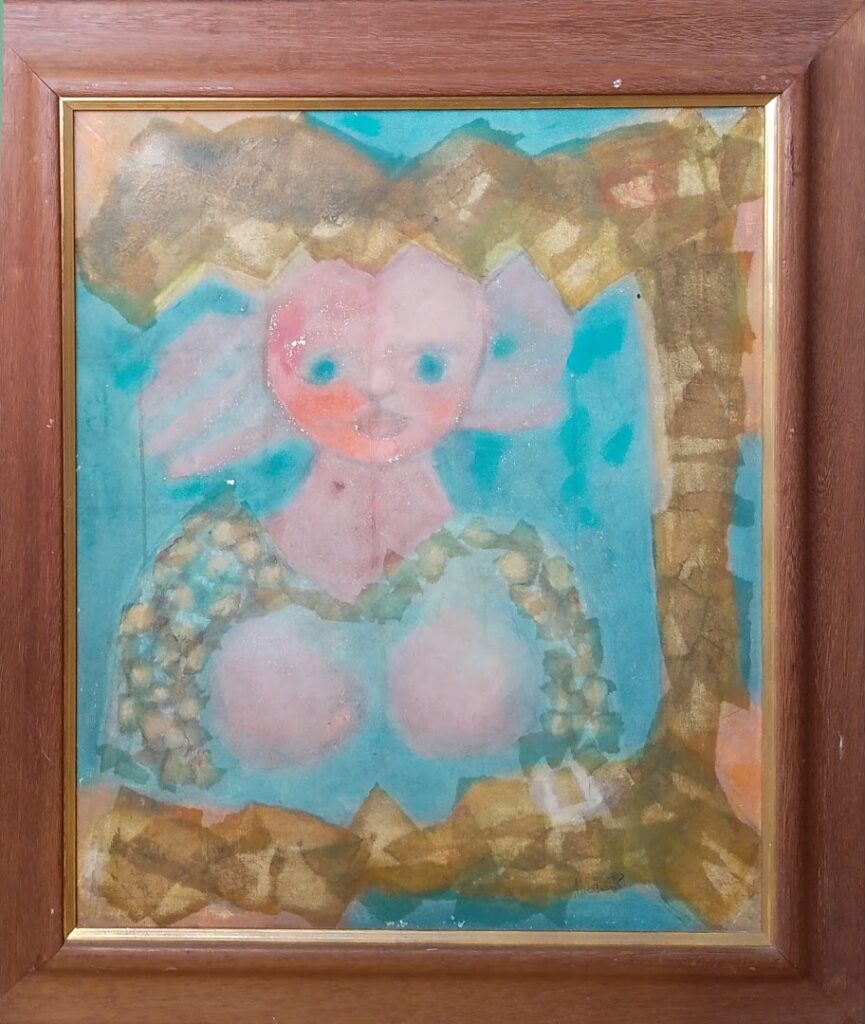 sem título , s/d. Série Meninas Acrílica sobre tela 51 x 50 cm