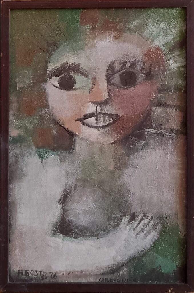 sem título , 1976 Acrílica sobre tela 43 x 28 cm