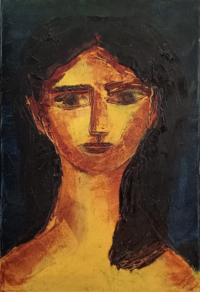 sem título , s/d. Óleo sobre tela 60 x 40 cm