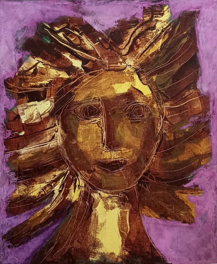 sem título, s/d. Série Figuras Óleo sobre tela 60 x 51 cm