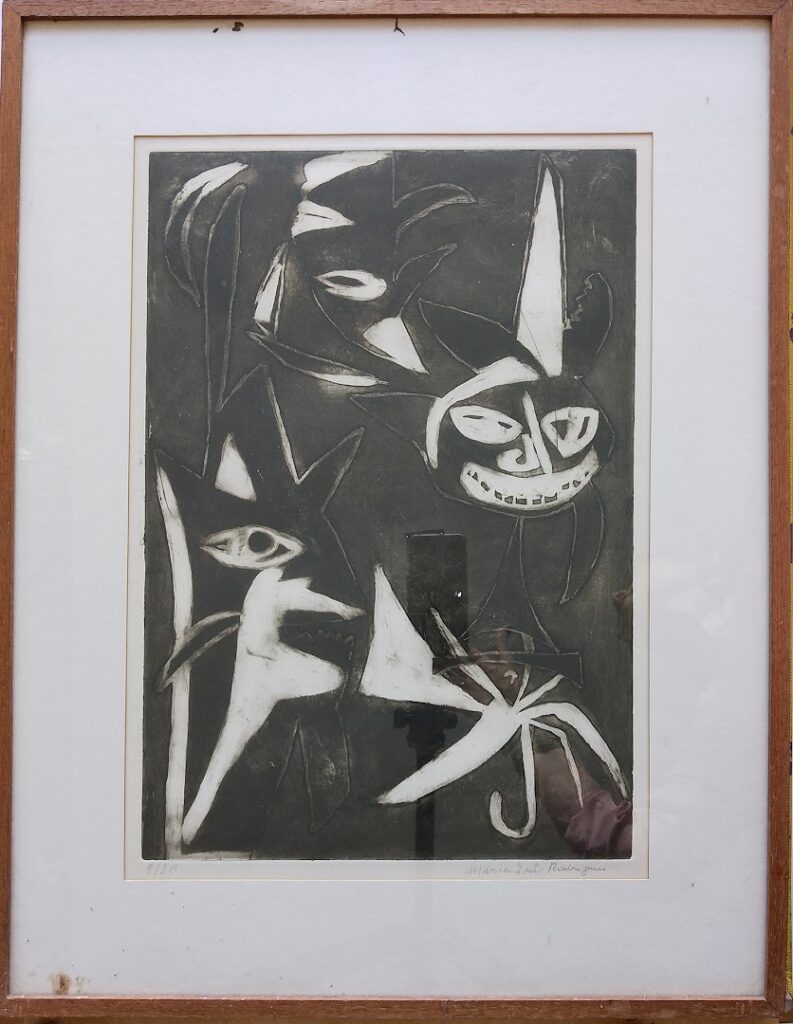 Máscaras, 1972 Série Máscaras Gravura em metal sobre papel 47 x 32 cm Tiragem de 20