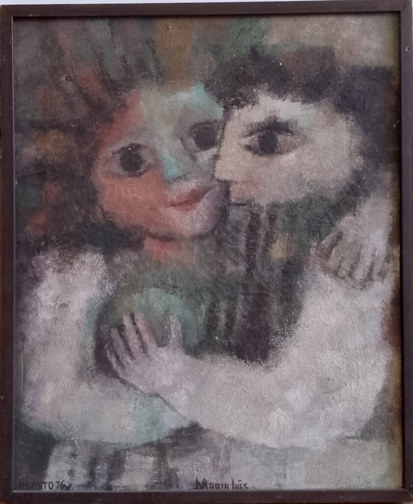 sem título , 1976 Óleo sobre tela 50 x 40 cm