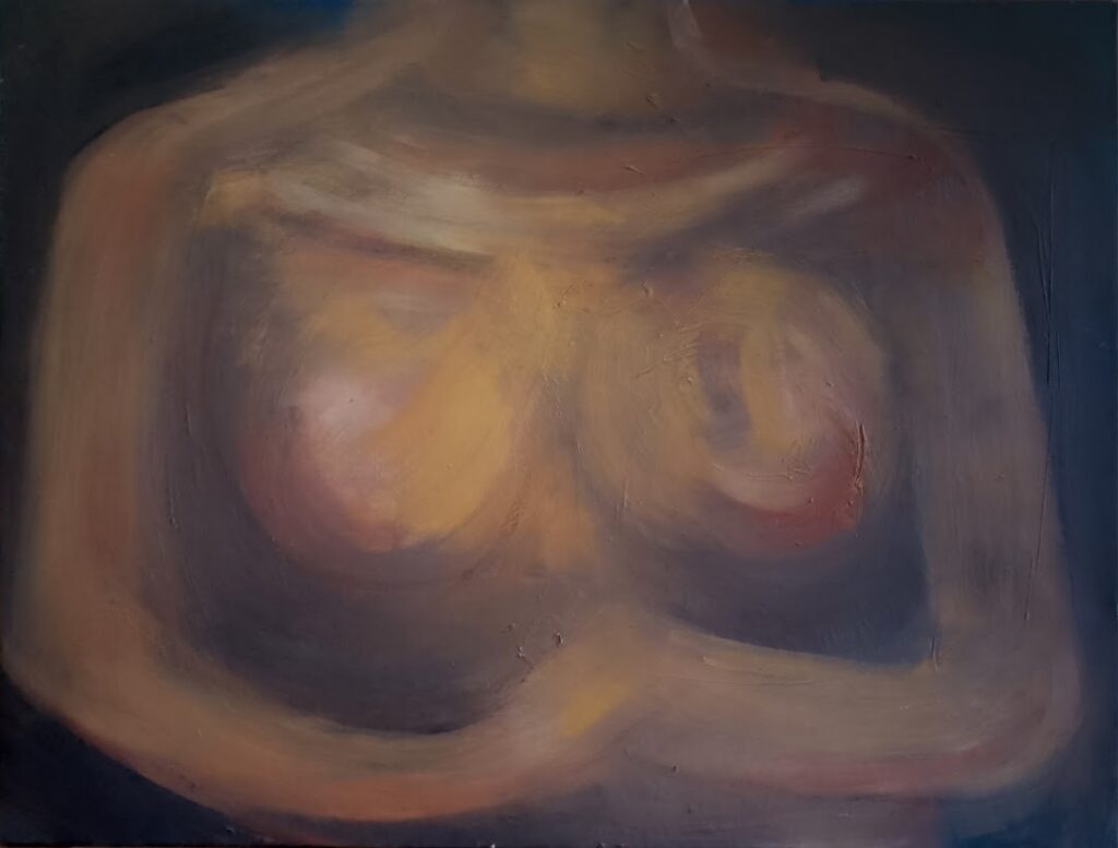 sem título , s/d. Série Nus Óleo sobre tela 90 x 120 cm