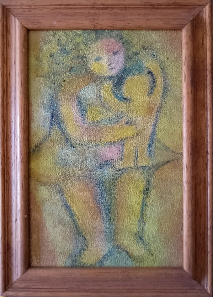 sem título , s/d. Óleo sobre tela 25 x 17 cm