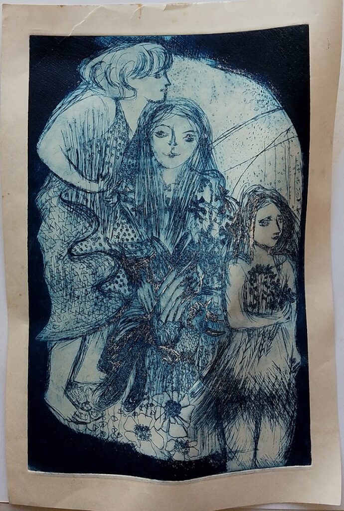 sem título, s/d. Série Gerações Gravura em metal sobre papel 38 x 25 cm