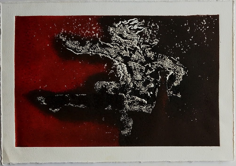 sem título, s/d. Série Face a Face Gravura em metal e relevo sobre papel 20 x 30 cm