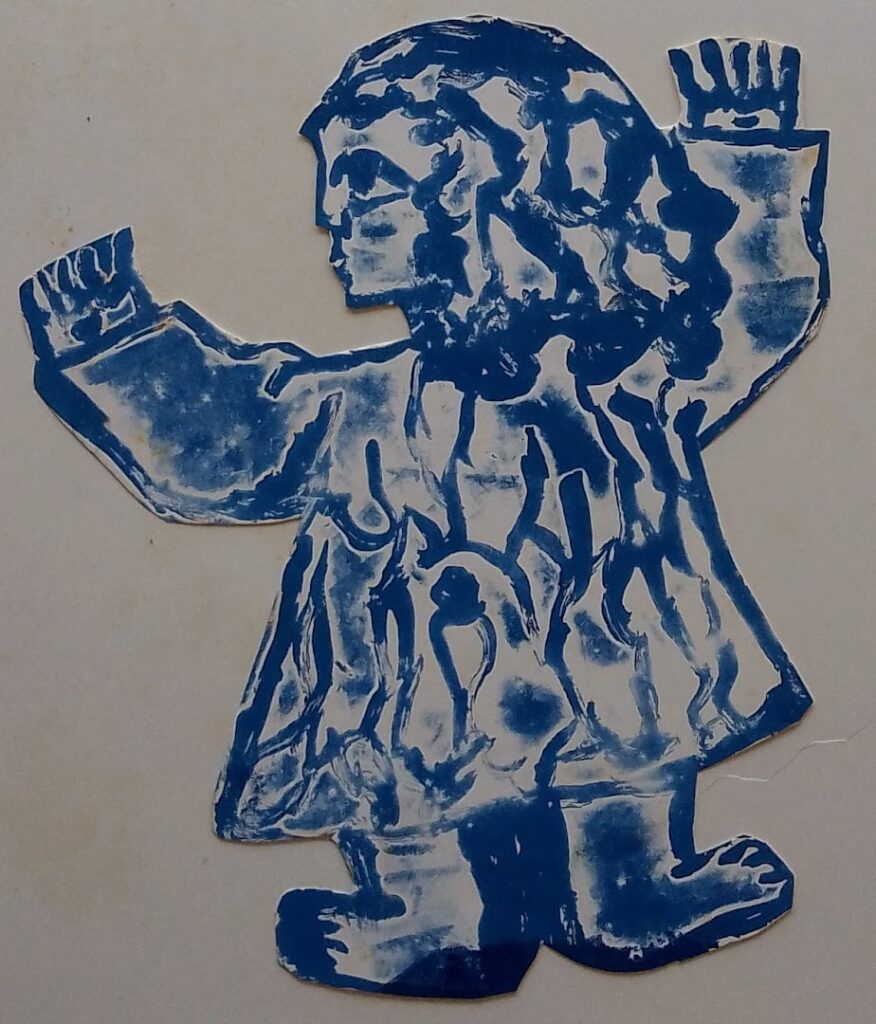 sem título, s/d. Série Meninas Gravura em metal e relevo sobre papel 24 x 20 cm