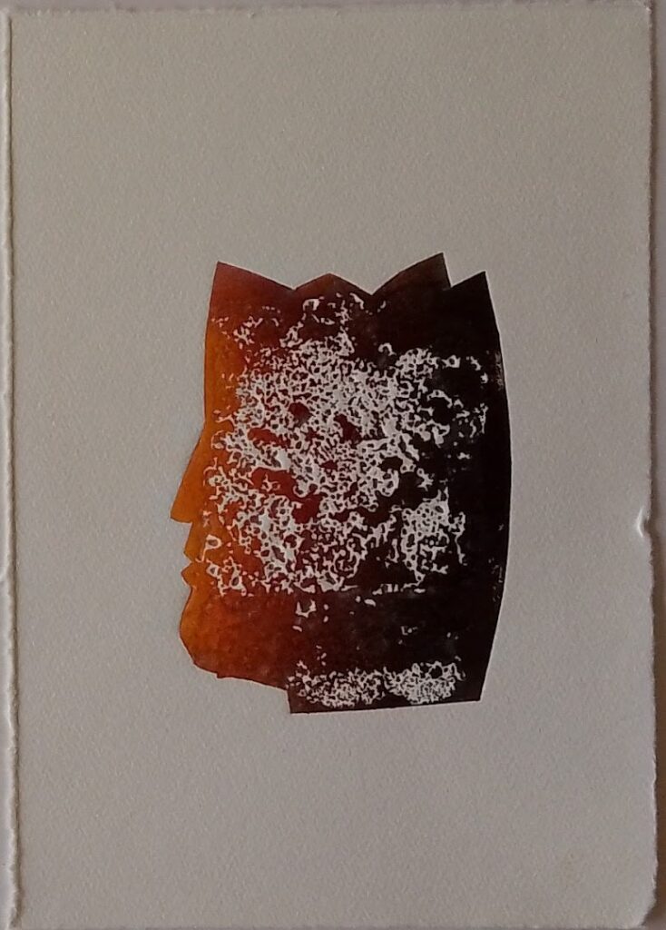 sem título, s/d. Gravura em metal e relevo sobre papel 11 x 9 cm