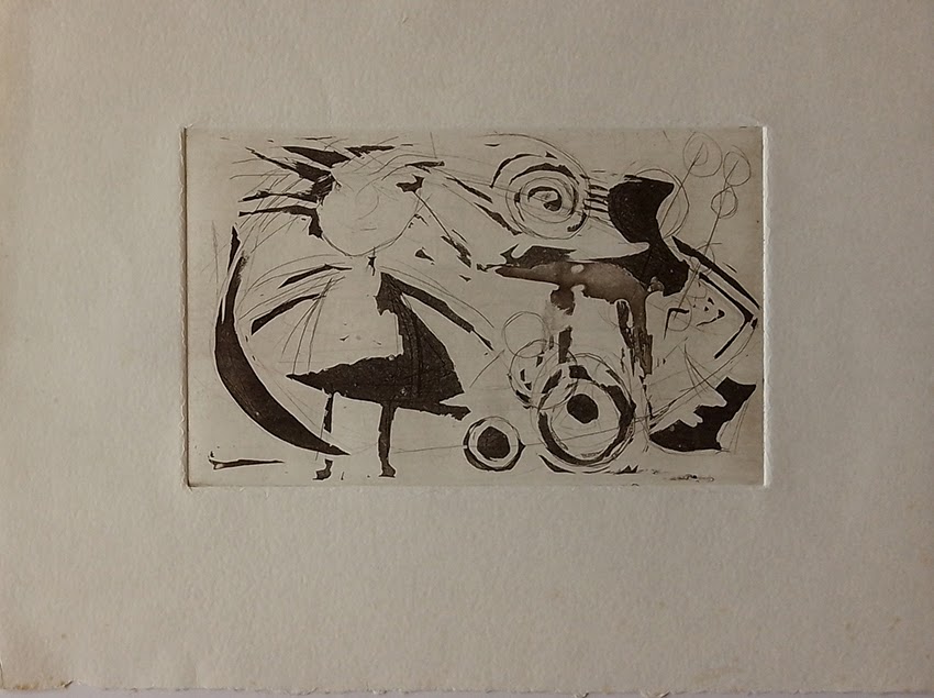 sem título, s/d. Série Meninas Gravura em metal sobre papel 12 x 20 cm