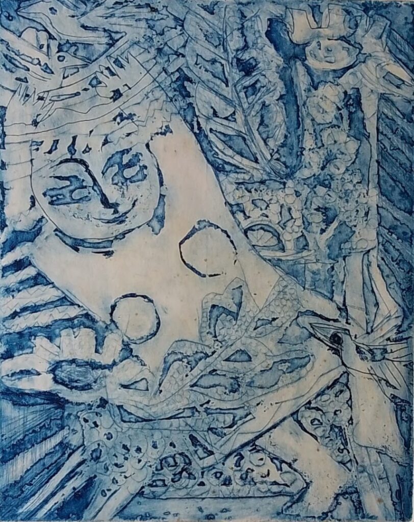 sem título, s/d. Série Meninas Gravura em metal sobre papel 24,5 x 19 cm