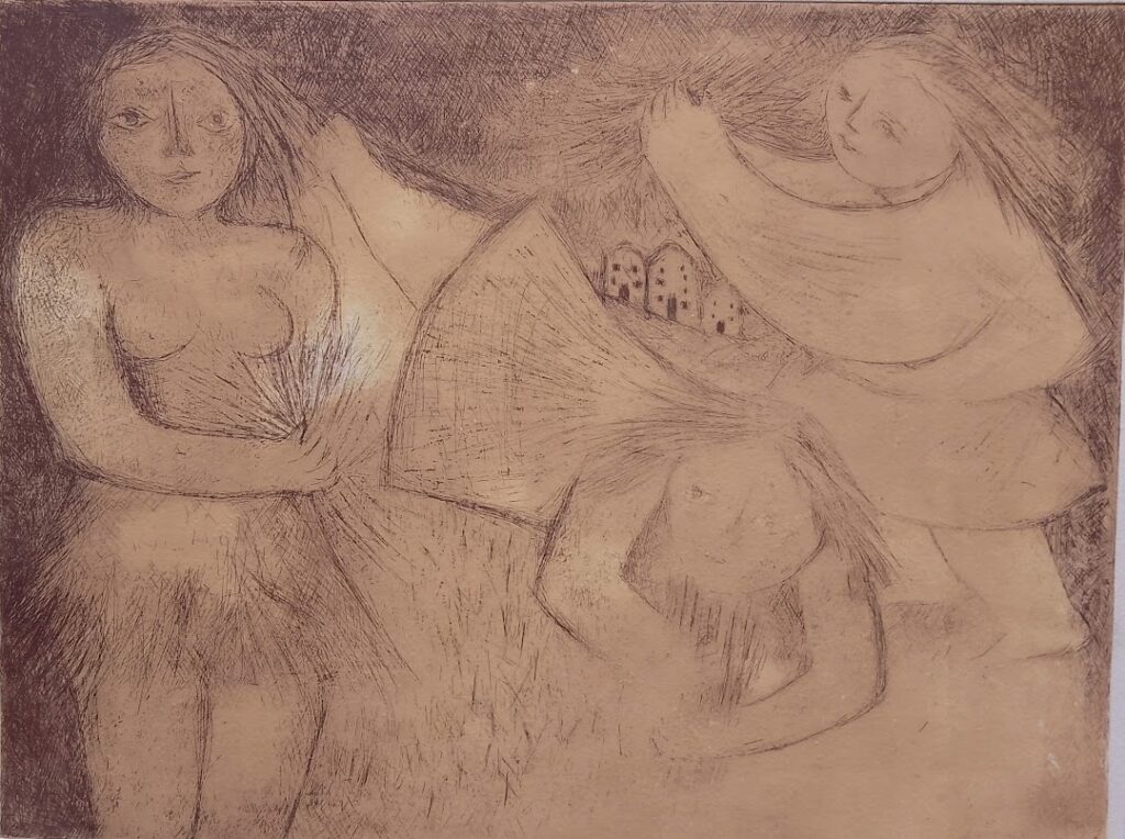 sem título, s/d. Série Gerações Gravura em metal sobre papel 38 x 50 cm