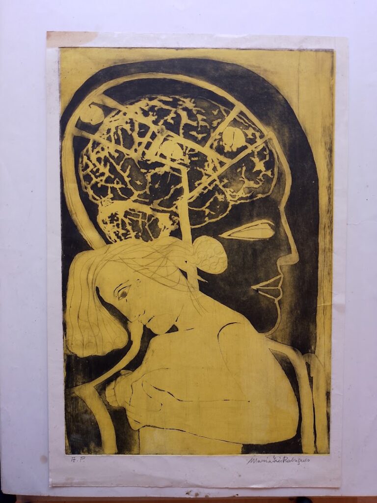 sem título, s/d. Série Figuras Gravura em metal sobre papel 59 x 39,5 cm