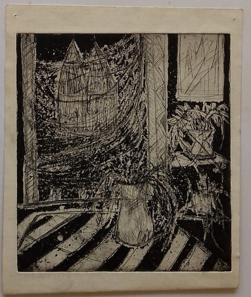 sem título, s/d. Série Natureza morta Gravura em metal sobre papel