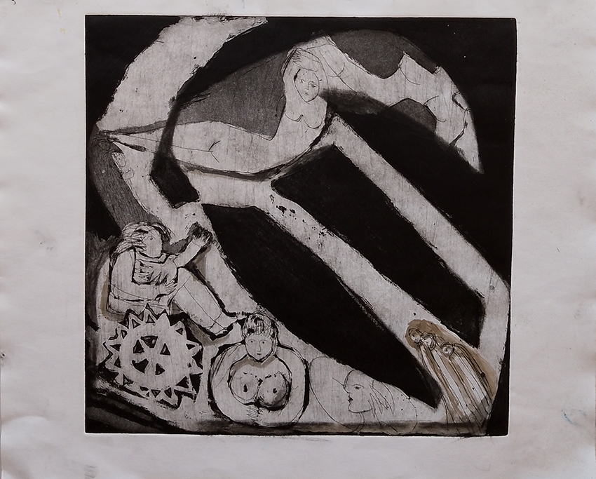 sem título, s/d. Gravura em metal sobre papel 29 x 29,5 cm