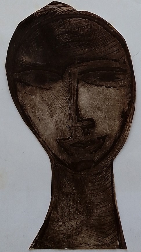 sem título, s/d. Série Figuras Gravura em metal sobre papel 31,5 x 17 cm