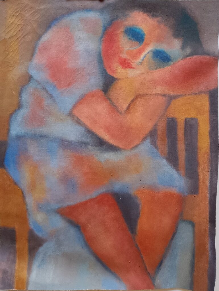 sem título, s/d. Óleo sobre tela 63 x 47 cm