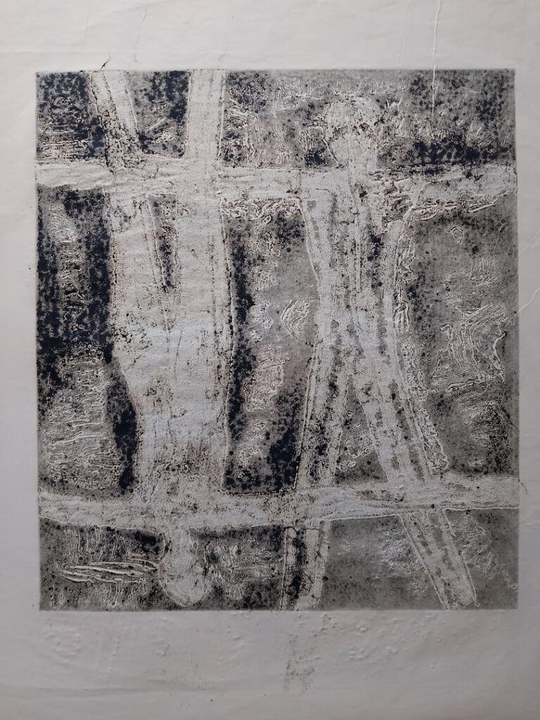 sem título, s/d. Série Face a Face Gravura em metal e relevo sobre papel 39 x 35 cm