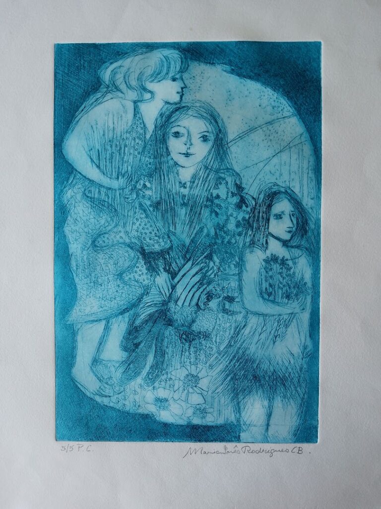 sem título, s/d. Série Gerações Gravura em metal sobre papel 38 x 26 cm Tiragem de 5