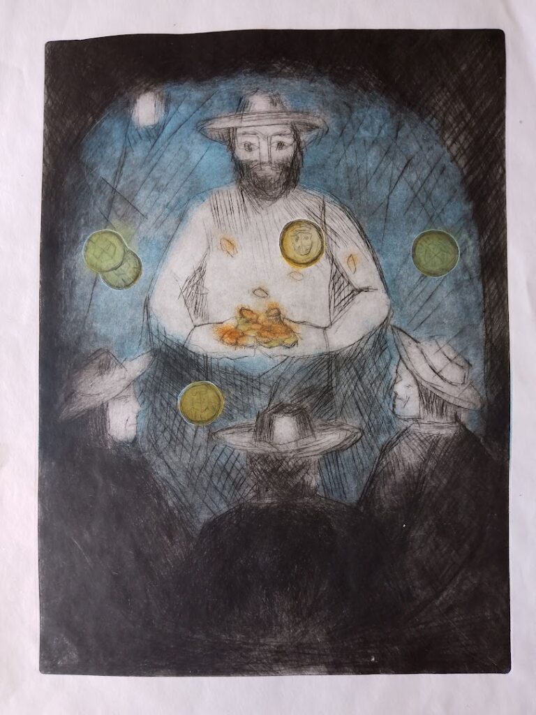 sem título, 2017 Série Simões Lopes Neto Gravura em metal sobre papel 37,5 x 27 cm