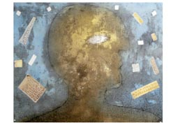 sem título, s/d. Série Face a Face Gravura em metal e relevo sobre papel 30 x 39 cm