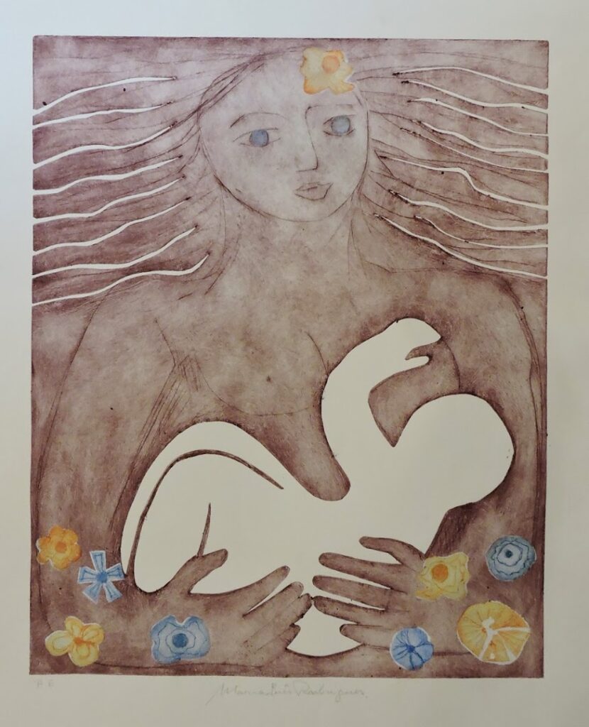 sem título, s/d. Série Maternidade Gravura em metal sobre papel