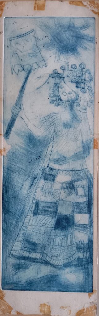 sem título, s/d. Série Meninas Gravura em metal sobre papel 30 x 9,5 cm