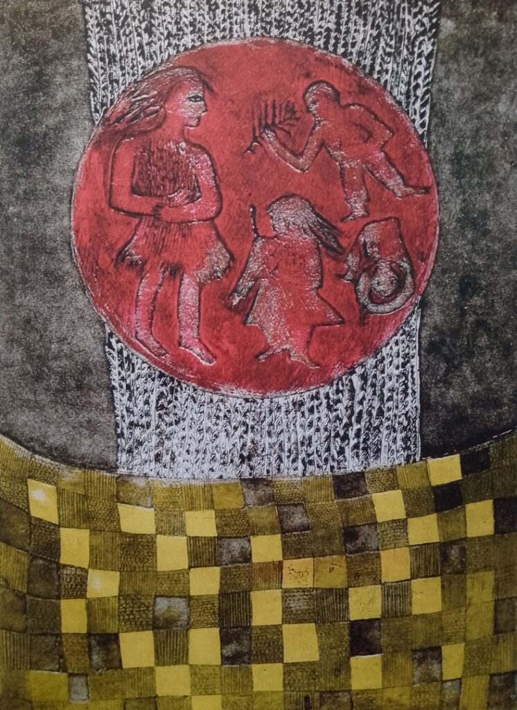 Terra, 1978 Gravura em metal e relevo sobre papel 35 x 25 cm