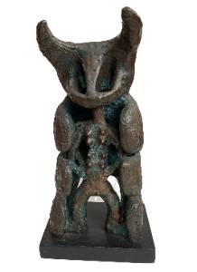 Minotauro, 1993 Série Invenções Tridimensionais Escultura em bronze patinado 37 x 18 x 14 cm