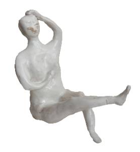 sem título, 2023 Série Invenções Tridimensionais Escultura em cerâmica esmaltada 19 x 16 x 26 cm