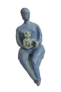 sem título, 2023 Série Invenções Tridimensionais Escultura em cerâmica esmaltada 20 x 12 x 15 cm