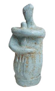 sem título, 2023 Série Invenções Tridimensionais Escultura em cerâmica esmaltada 27 x 12 x 9 cm