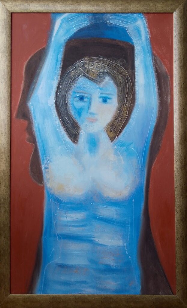 O Outro, s/d. Série Figuras Óleo sobre tela 120 x 70 cm