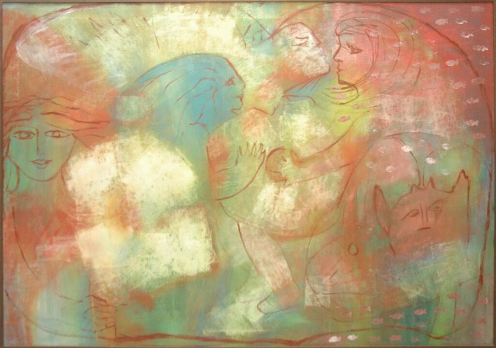 Sonho, 1998 Óleo sobre tela 96 x 137 cm