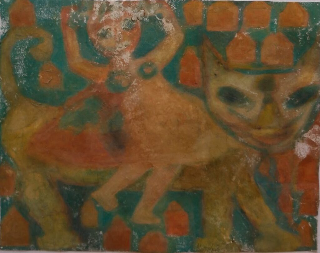 sem título, s/d. Série Meninas Óleo sobre tela 31 x 39 cm