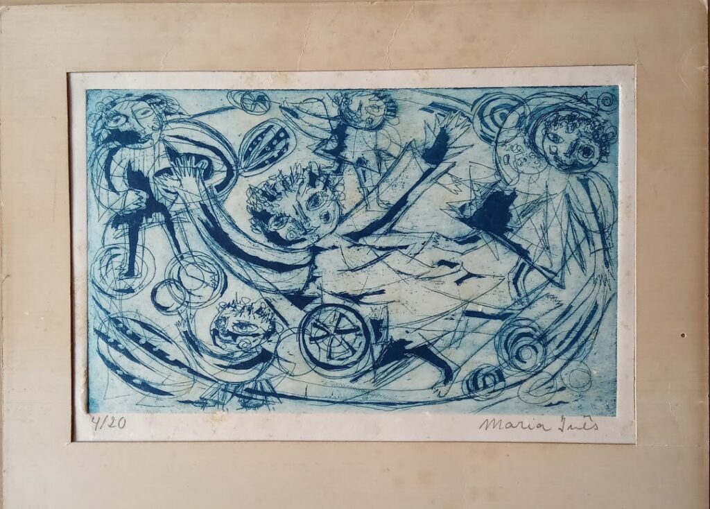 sem título, s/d. Série Meninas Gravura em metal sobre papel 12 x 20 cm Tiragem de 20