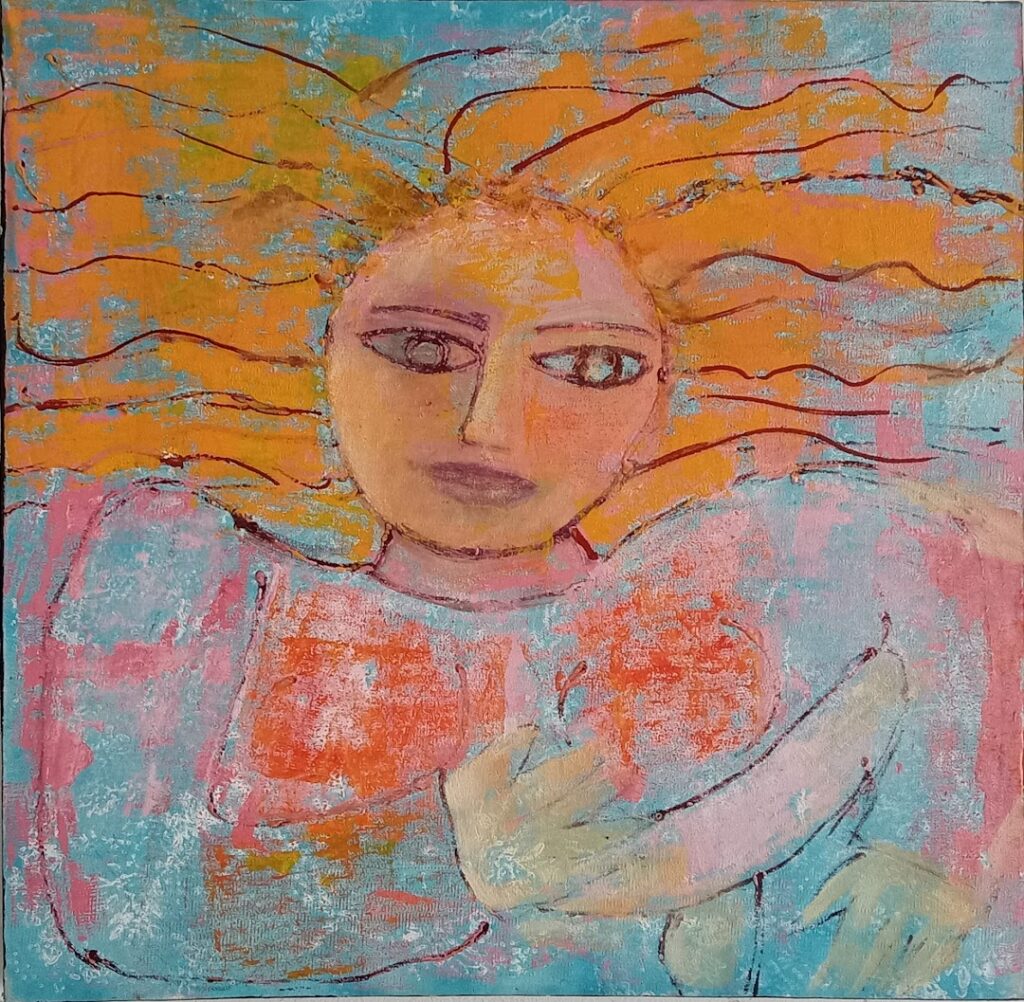 sem título, s/d. Série Meninas Óleo sobre tela 50 x 60 cm