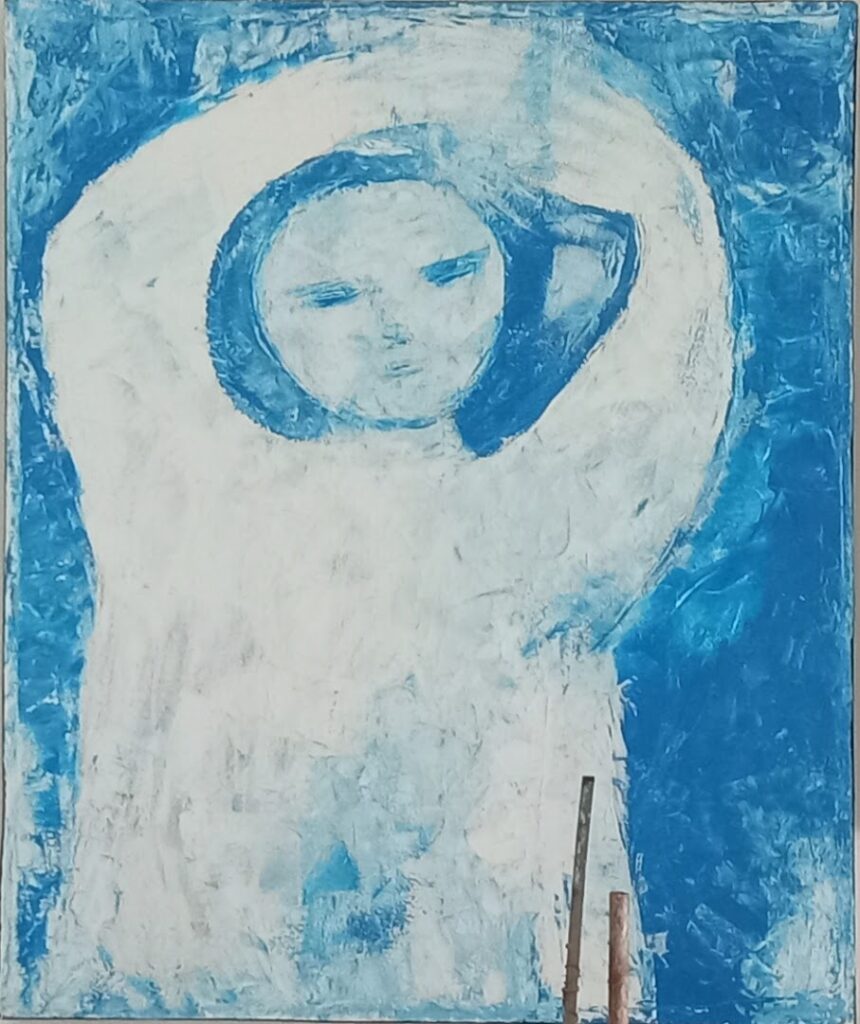 sem título, s/d. Série Meninas Óleo sobre tela 70 x 58 cm