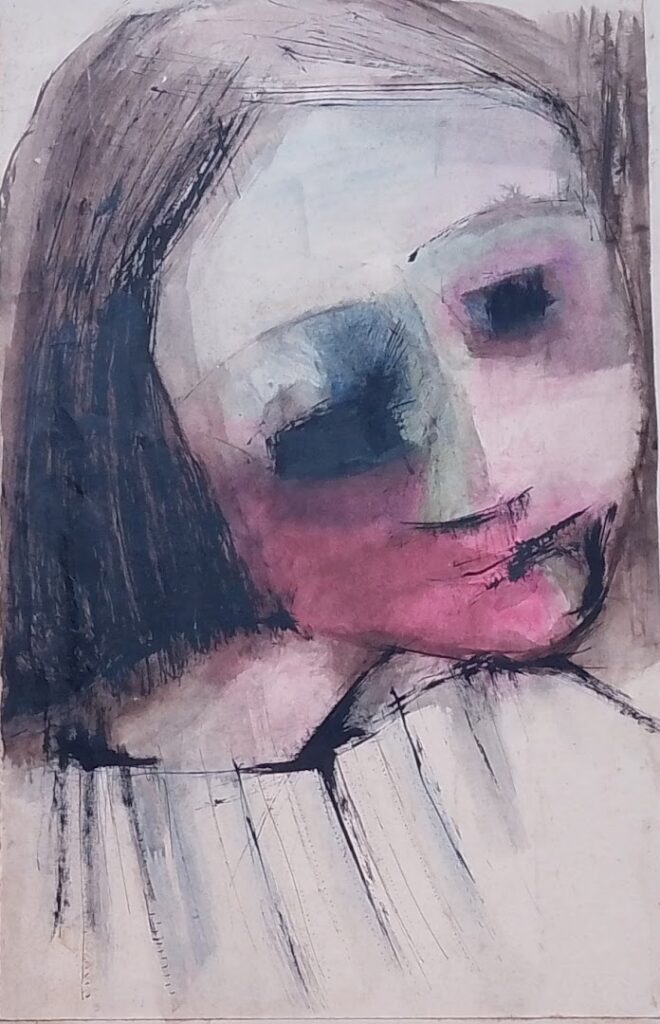 Da Série Estudos sem título, s/d. Aguada e nanquim sobre papel 66 x 42 cm