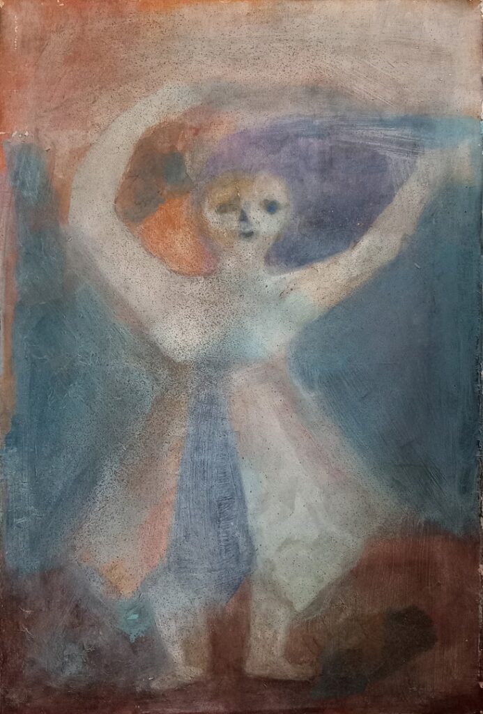 sem título , s/d. Acrílica sobre tela 73 x 50 cm